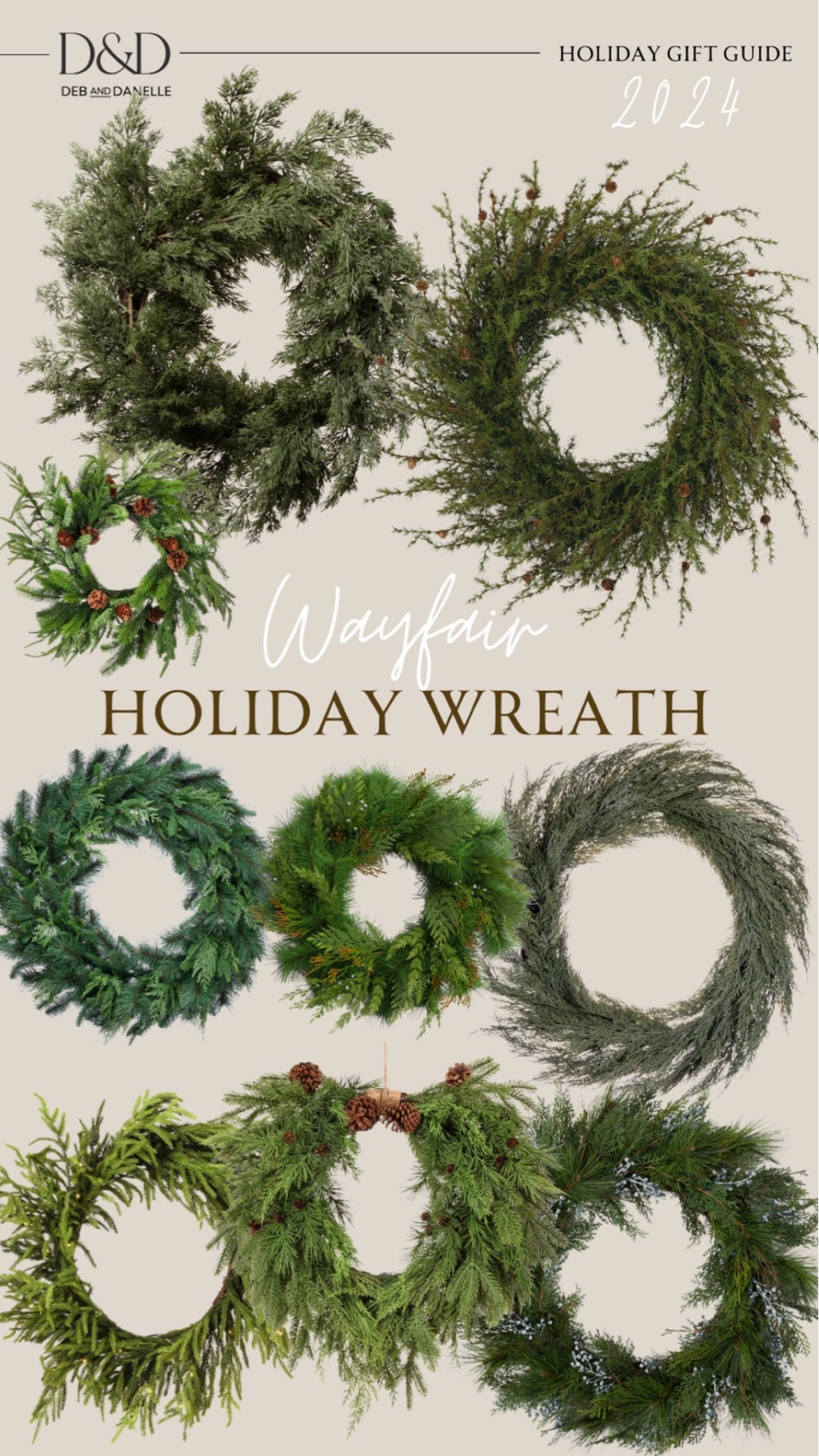 Holiday Wreaths from Wayfair: Hang these in your home for an instant holiday feeling. #OnlyAtWayfair #Wayfair #WayfairPartner 

#LTKSeasonal #LTKHome #LTKHoliday