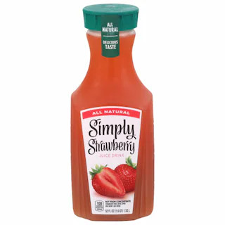 Kroger - Simply® Strawberry Bottle, 52 fl oz | Kroger