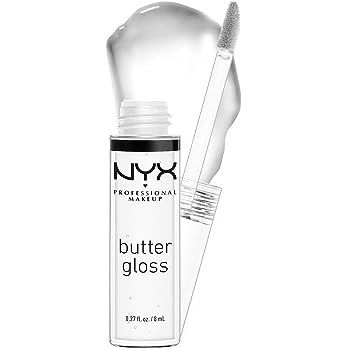 NYX PROFESSIONAL MAKEUP Butter Gloss, Non-Sticky Lip Gloss - Sugar Glass (Clear) | Amazon (US)
