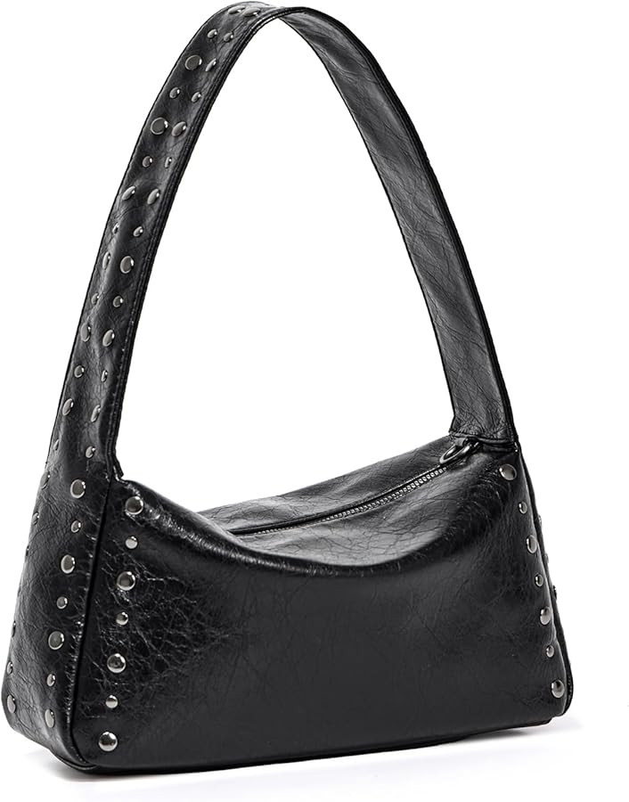 Studded Purses For Women Y2k Shoulder Bag Small Vegan Leather Handbag | Amazon (US)