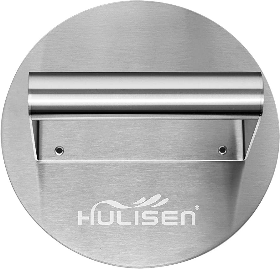 HULISEN Stainless Steel Burger Press, 6.2 inch Round Burger Smasher, Professional Griddle Accesso... | Amazon (US)