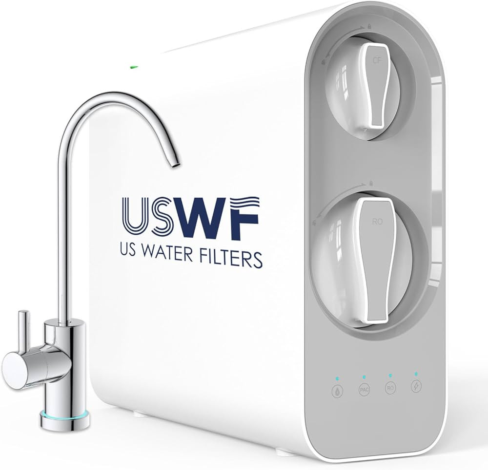 USWF Tankless Reverse Osmosis System Under Sink, 7 Stage RO Water Filtration System, Reduce PFAS,... | Amazon (US)