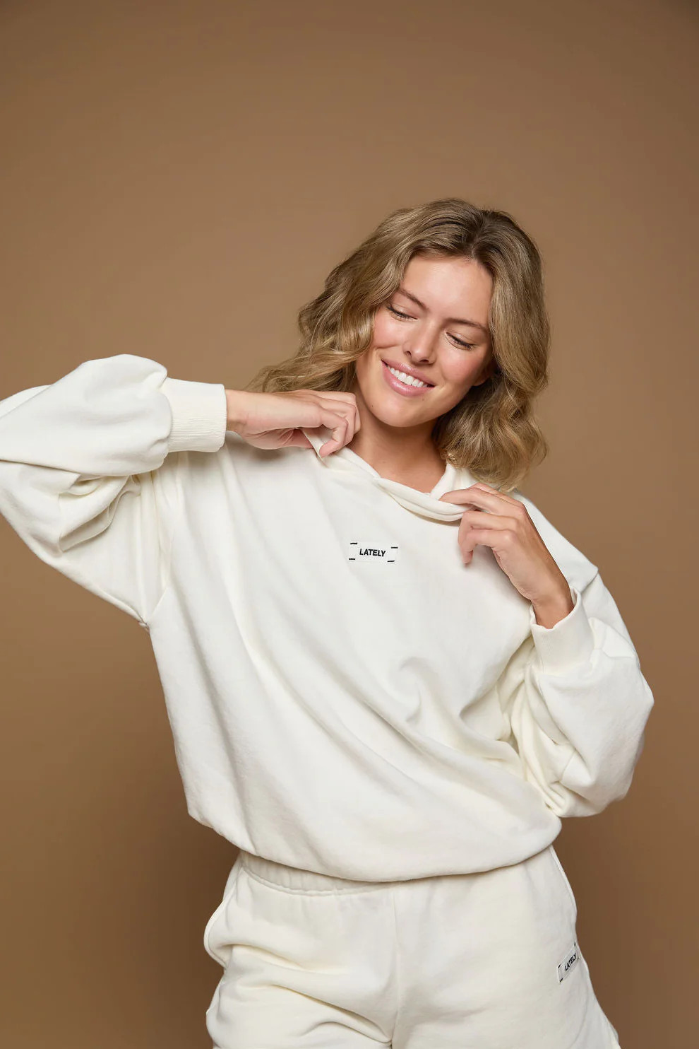 Lately Hoodie Vanilla | Lately Lounge The Label