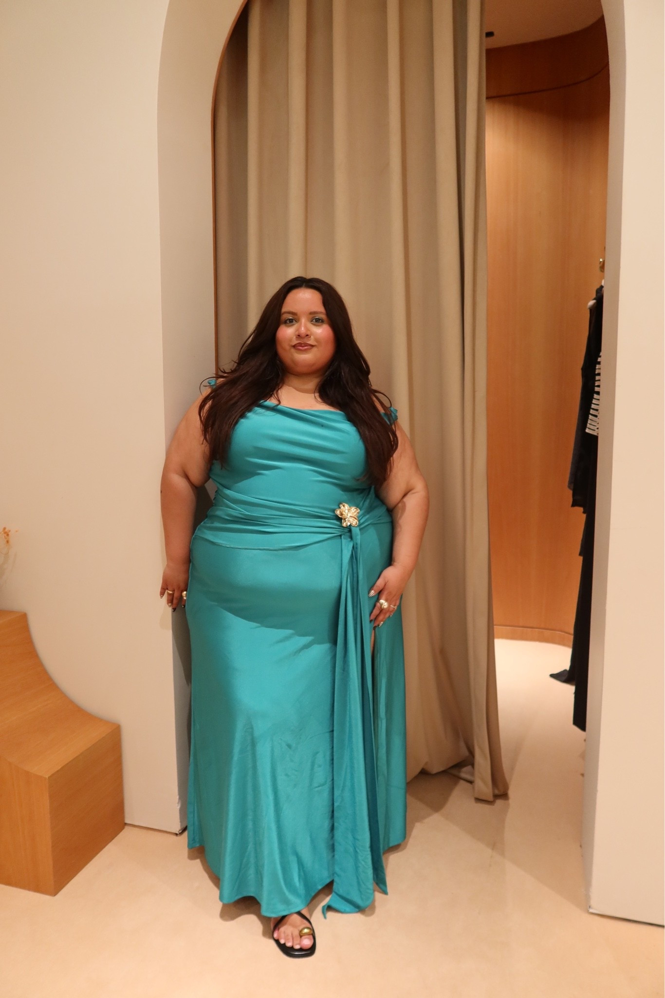 I feel like a princess in this dress! 👗 the perfect wedding guest dress for all your summer weddings #summerdress #weddingguestdress #plussizedress

#LTKPlusSize #LTKWedding #LTKootd