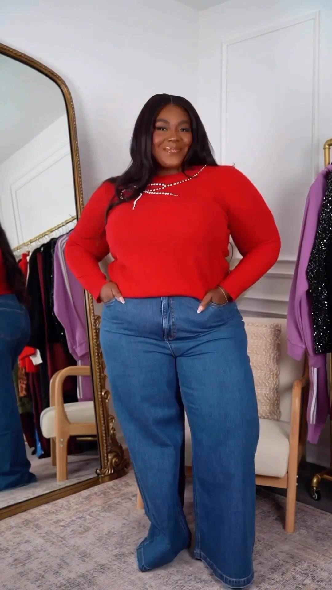 Cute but casual red and pink vibes are the current mood✨💐 I’ve linked my current plus size favorites!

#plussize #widelegjeans #redandpink #valentinesday #galentines 

#LTKSaleAlert #LTKPlusSize #LTKFindsUnder100