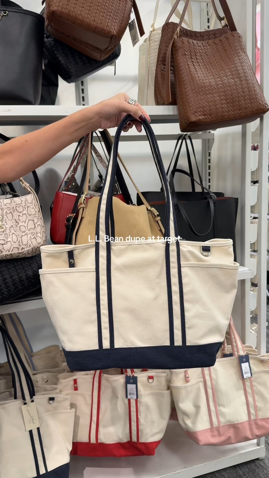 L.L. Bean dupe at target in a ton of color ways! Get the look without breaking the bank✨ 

#LTKItBag #LTKStyleTip #LTKFindsUnder50