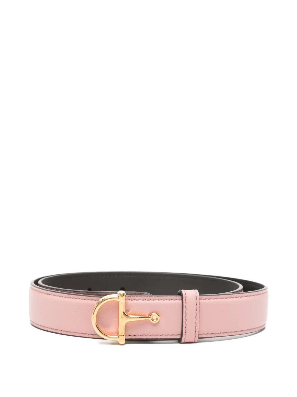 Gucci Horsebit buckle belt - Pink | Farfetch Global