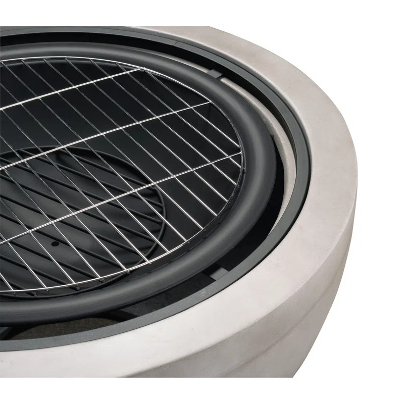 Colis Teamson Home 30" Outdoor Round Wood Burning Fire Pit | Wayfair North America