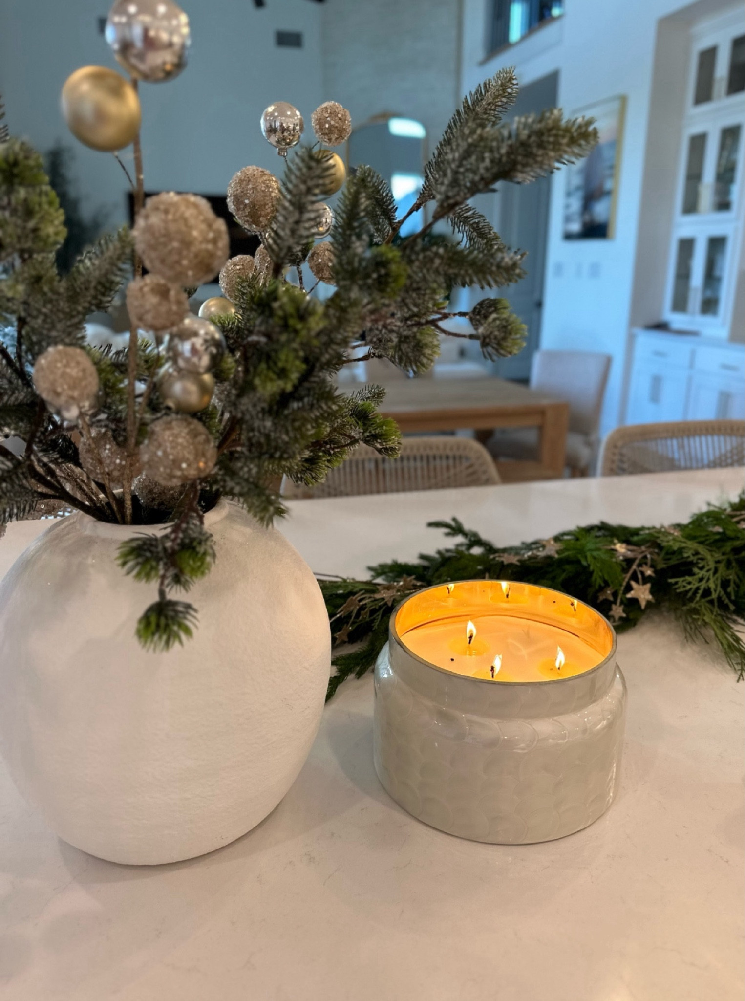 The coziest, extra large candle 😍 

Seasonal, decoration, Christmas, home, greenery, Anthropologie candle, afloral 

#LTKSeasonal #LTKHoliday #LTKHome