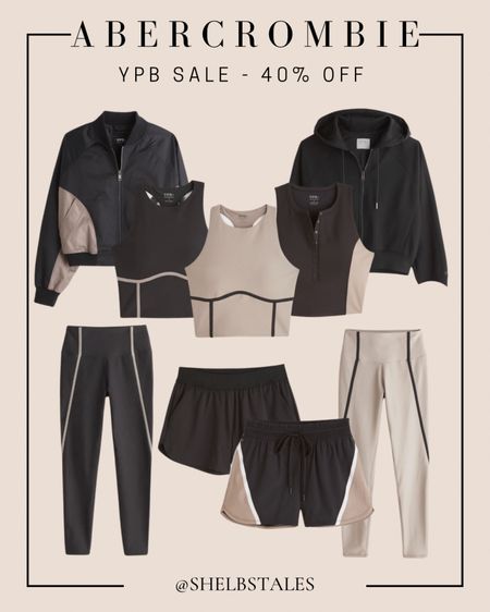 Abercrombie YPB Athletic Wear Sale!! 40% off plus an additional 20% off when you use my code “AFSHELBY” - I wear a curve love medium in tops and regular medium in bottoms  

#LTKstyletip #LTKsalealert #LTKfit