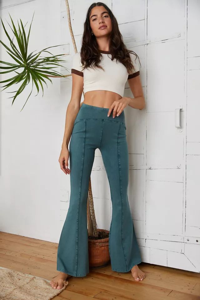 Out From Under Aria Seamed Flare Pant | Urban Outfitters (US and RoW)