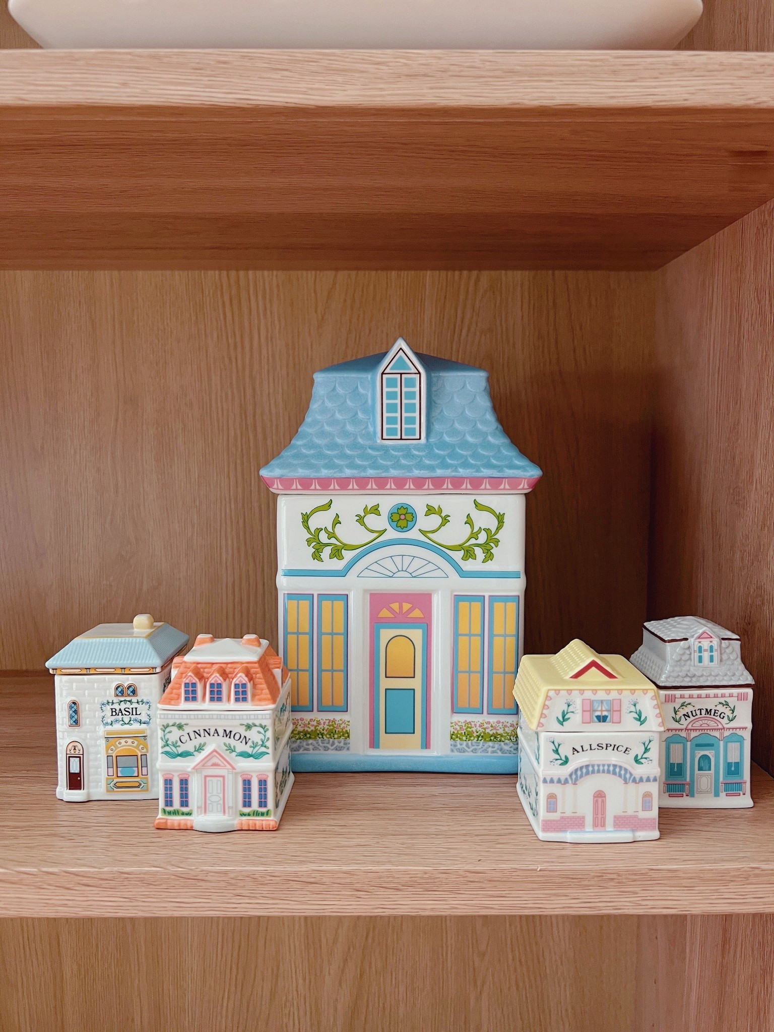 Lenox Soice Village Jar set with spice jars