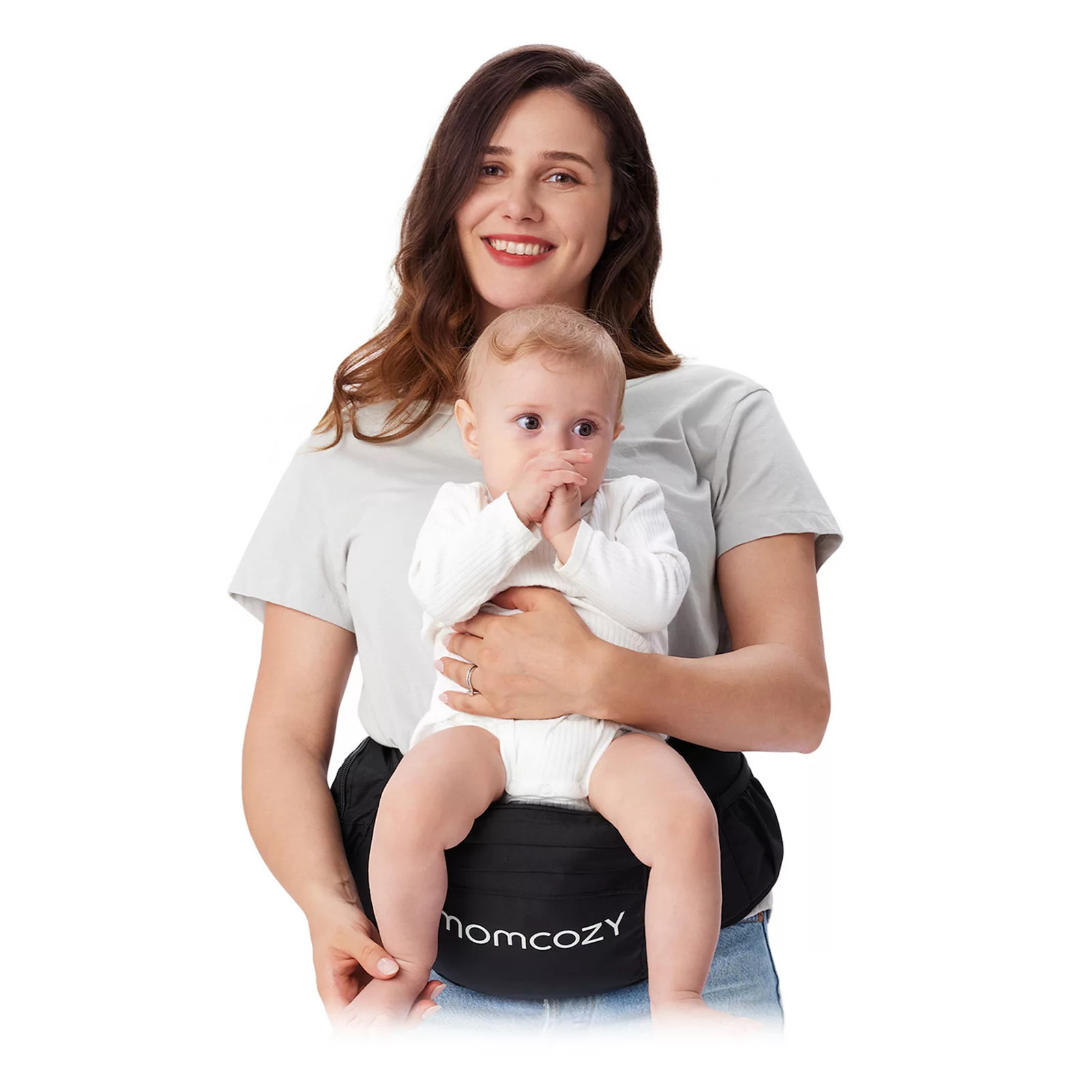 Momcozy Hip Seat Baby Carrier, Black | Kohl's