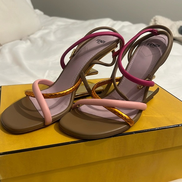 Fendi First F strappy Heel | Poshmark