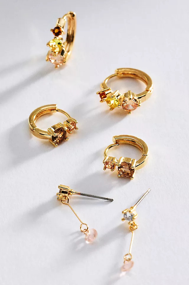 Stacking Earrings, Set of 3 | Anthropologie (US)