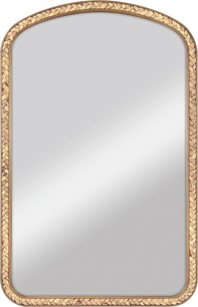 MCS Natural Wood Seagrass Wall Mirror, 22 x 34 Inch, Natural Wood Grain | Amazon (US)