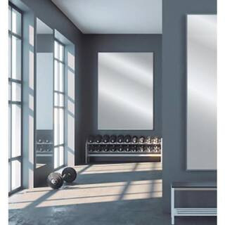 Glacier Bay 36 in. W x 60 in. H Rectangular Frameless Flush Mount Wall Bathroom Vanity Mirror in ... | The Home Depot