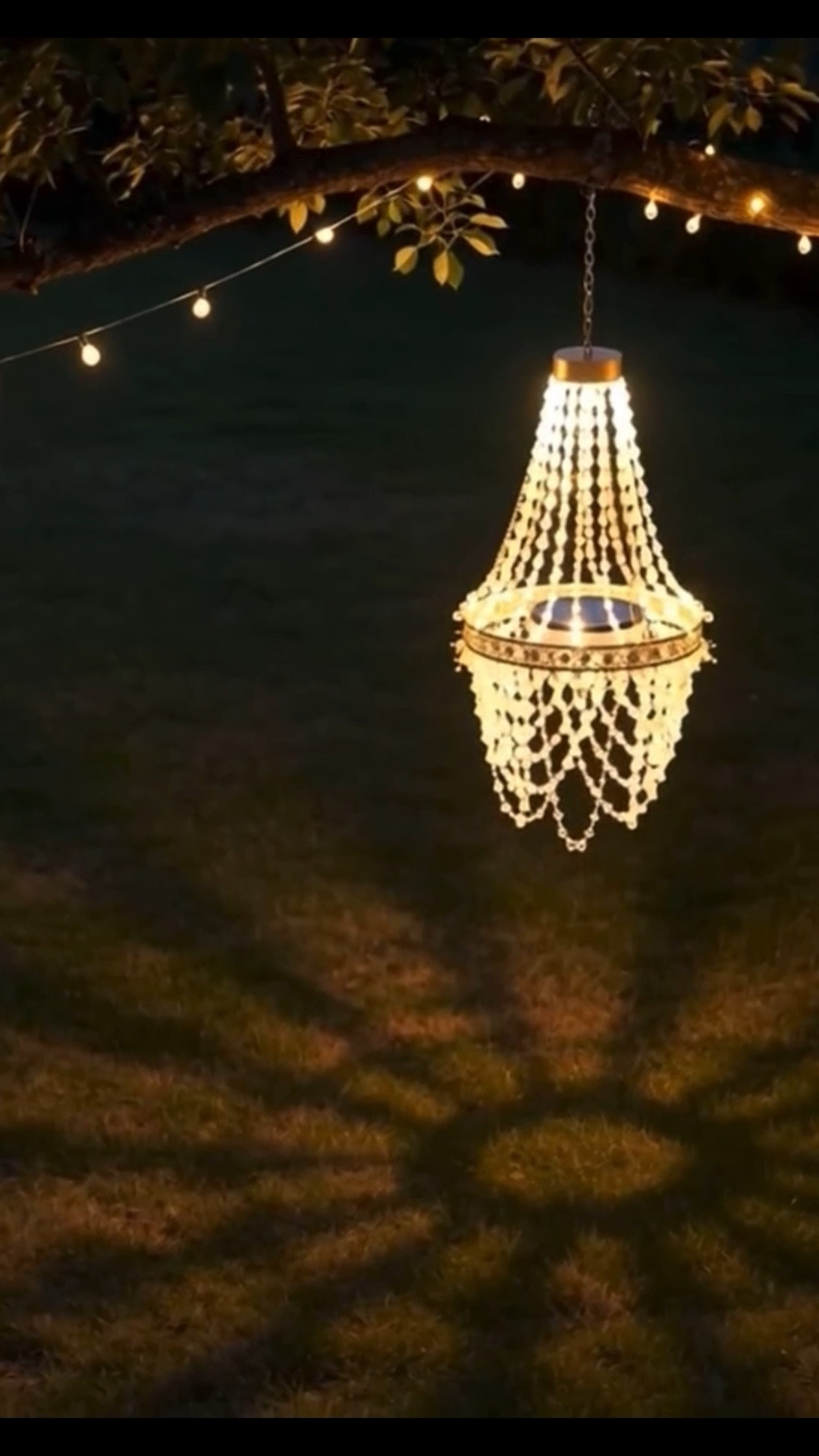 Look at the review of the lady that added this beautiful solar chandelier to her chicken coop, adorable. 
I want one for my porch, immediate upgrade for under $40!
🤍

#LTKHome #LTKWedding #LTKSaleAlert