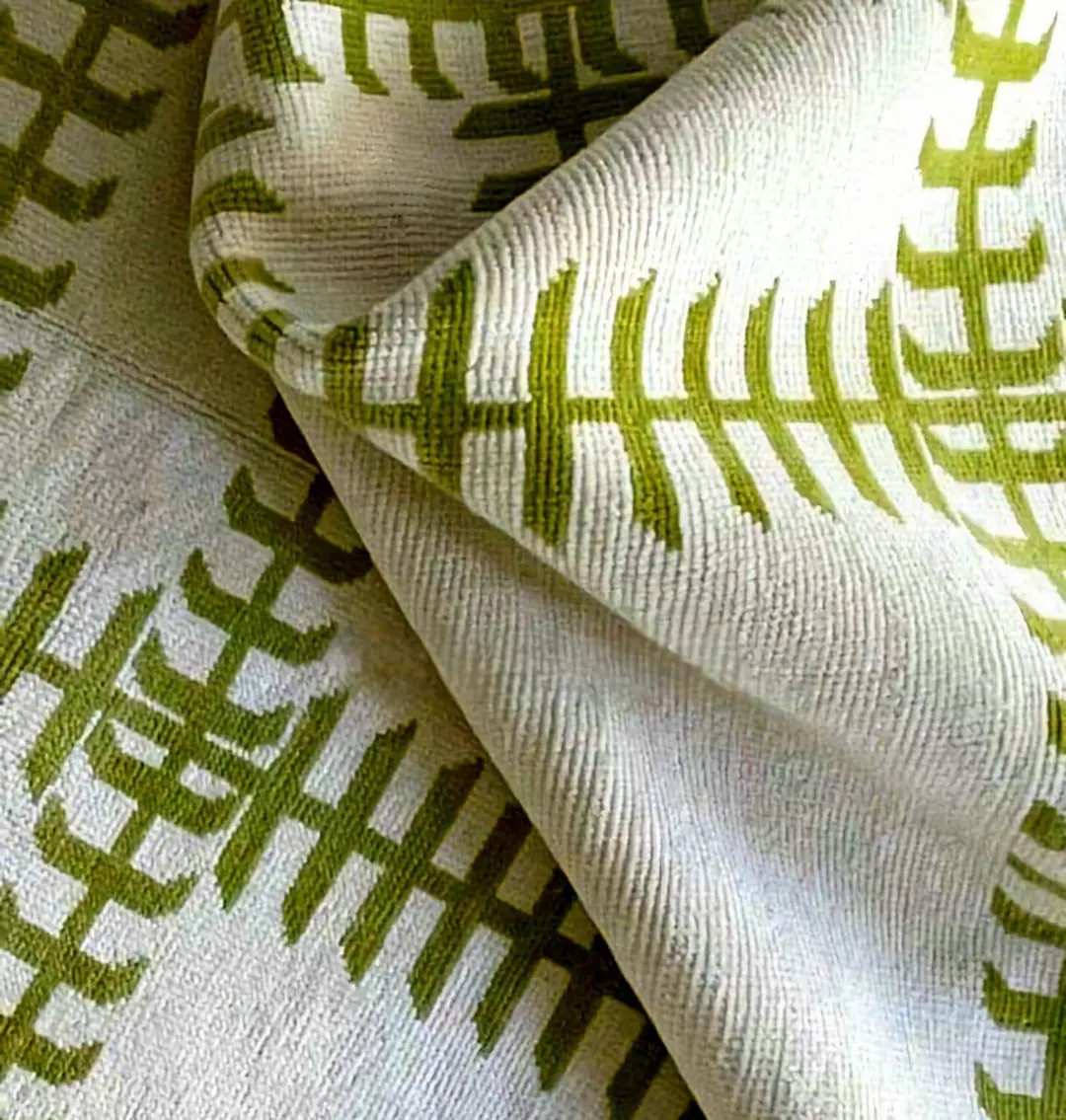 Green Modern Hand knotted Woolen Oushak Area Rugs For Living Room Bedroom Dining Room, Green Runn... | Etsy (US)