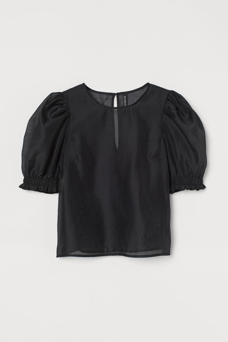 Puff-sleeved Blouse | H&M (US + CA)