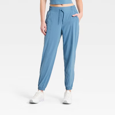 Women's Active Light Mid-Rise Jogger - All In Motion™ Steel Blue XL Long | Target