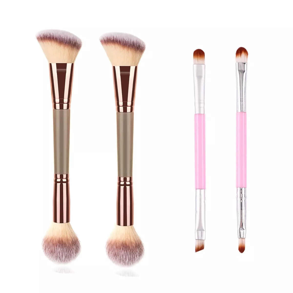 FENCY 4Pcs Dual-ended Makeup Brushes | Target