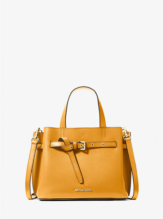 Emilia Small Pebbled Leather Satchel | Michael Kors US