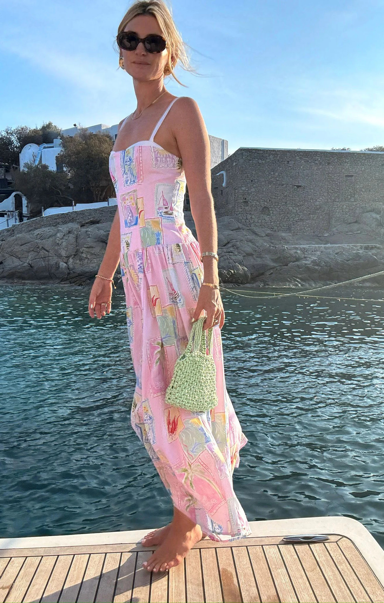 Hepburn Midi Dress ~ Summer Soleil Linen | Show Me Your Mumu