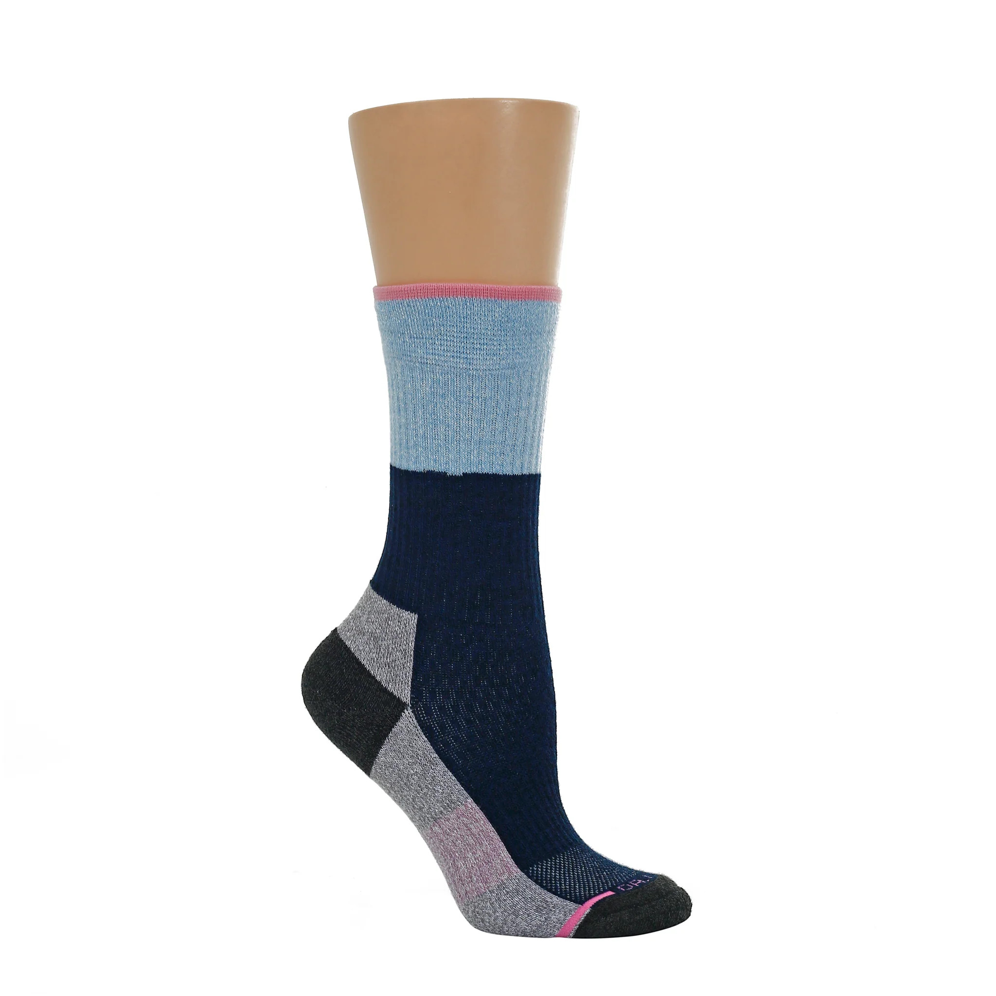 Top Color Block | Compression Outdoor Medium Weight Crew For Women | Dr. Motion