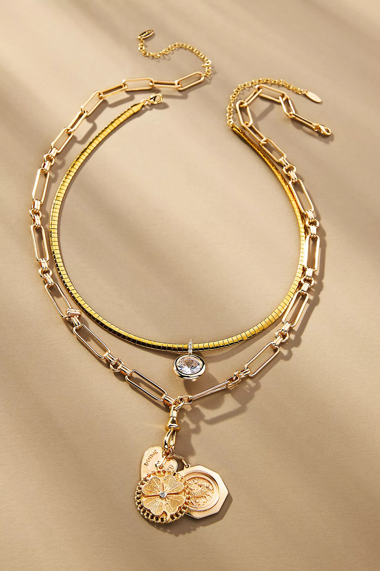 Layered Multi Charm Necklace | Anthropologie (US)