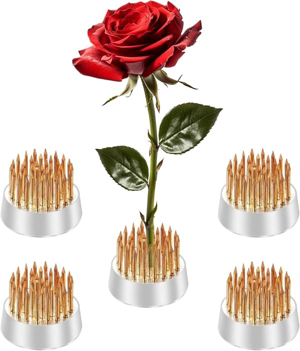 Mini Kenzan Pin Frog 23mm/0.9inch Diameter Floral Ikebana Flower Arranger Holder for Small Vase (... | Amazon (US)