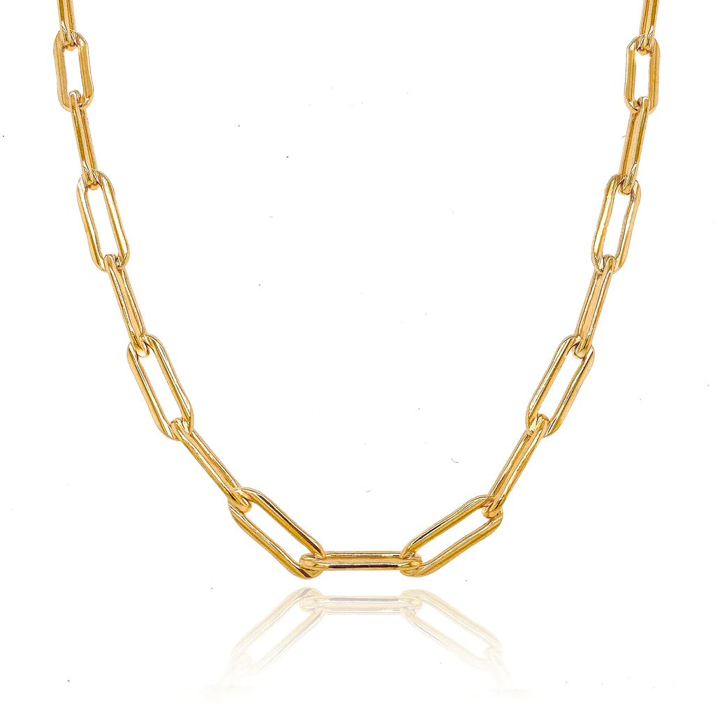 Dylan Paperclip Chain Necklace | Mod and Jo