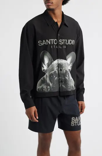 My Dawg Button-Up Long Sleeve Shirt | Nordstrom