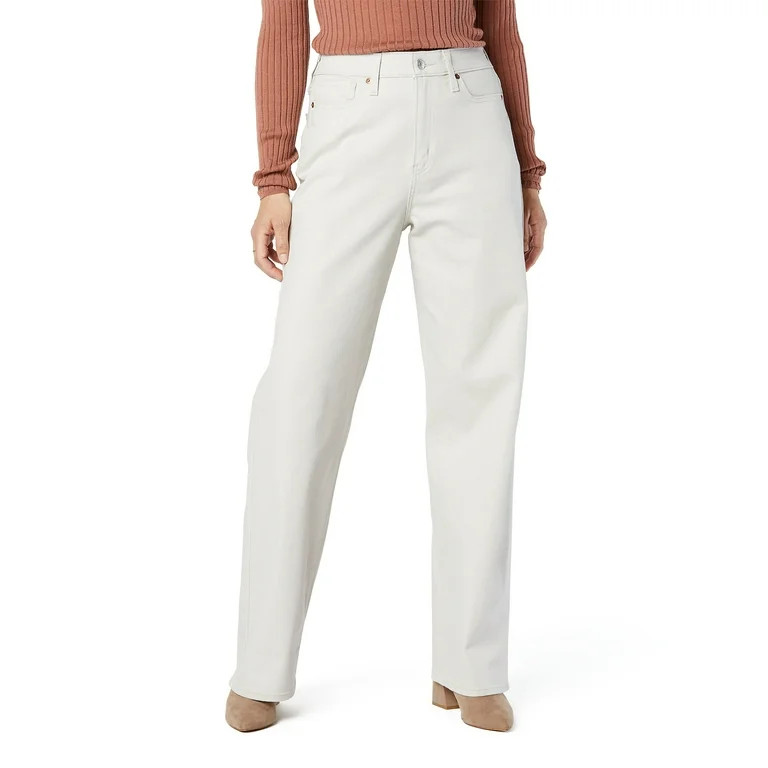 Levi Strauss Signature Women's High Rise Loose Straight Jeans | Walmart (US)