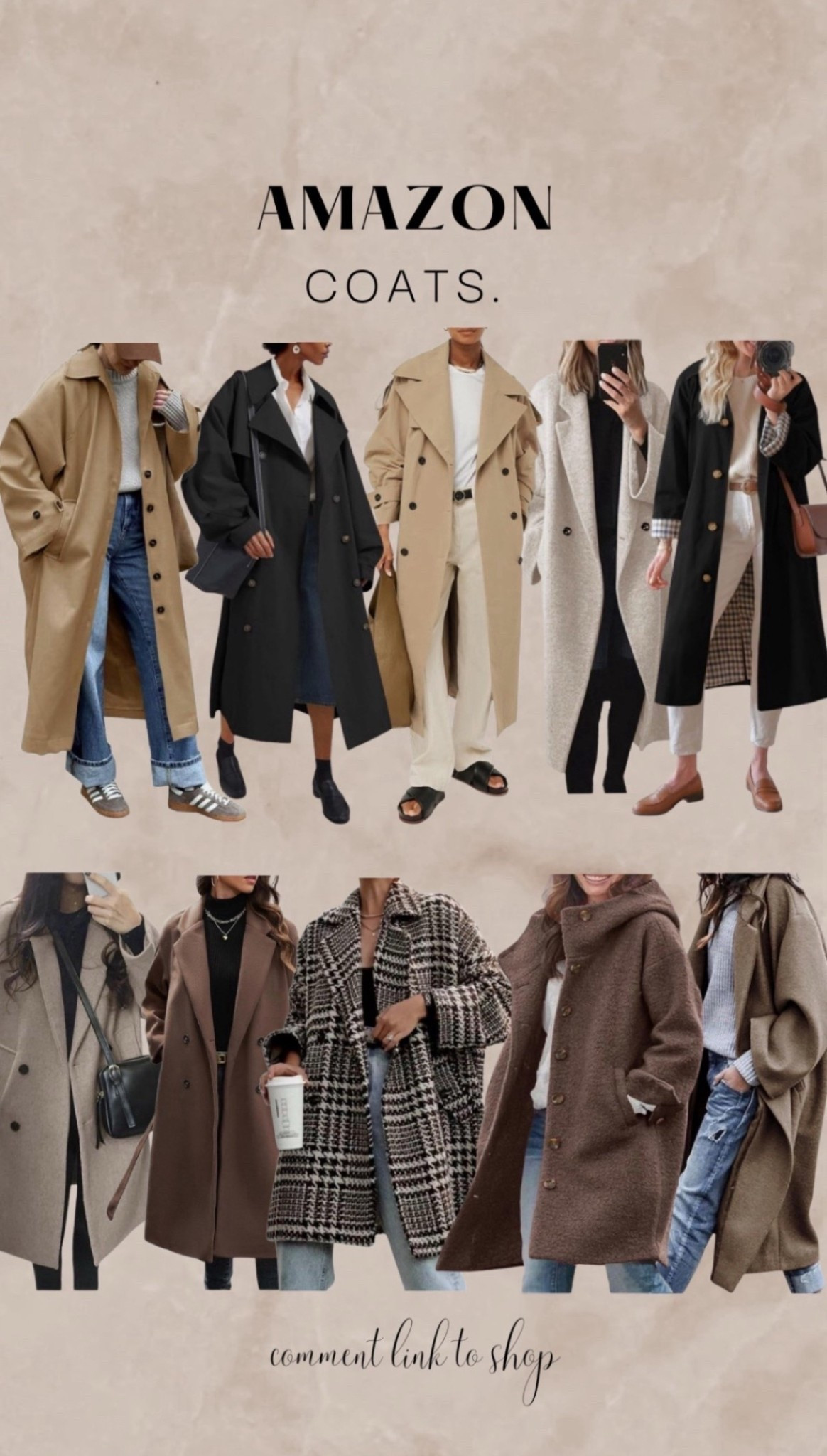 i've done the work for you and put together all the trending styles for fall / winter 2025/26

not to call personal favorites but the plaid lining in the trench coat is too beautiful 🍂🤤 

oversized, cozy, warm.. here you go.  enjoy shopping !

#outerwear #longcoat #oversizedcoat #coats #amazoncoats