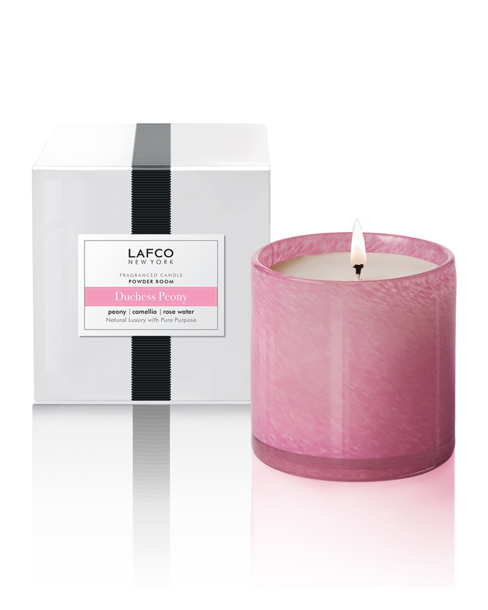 Lafco Duchess Peony Signature Candle Powder Room | Neiman Marcus