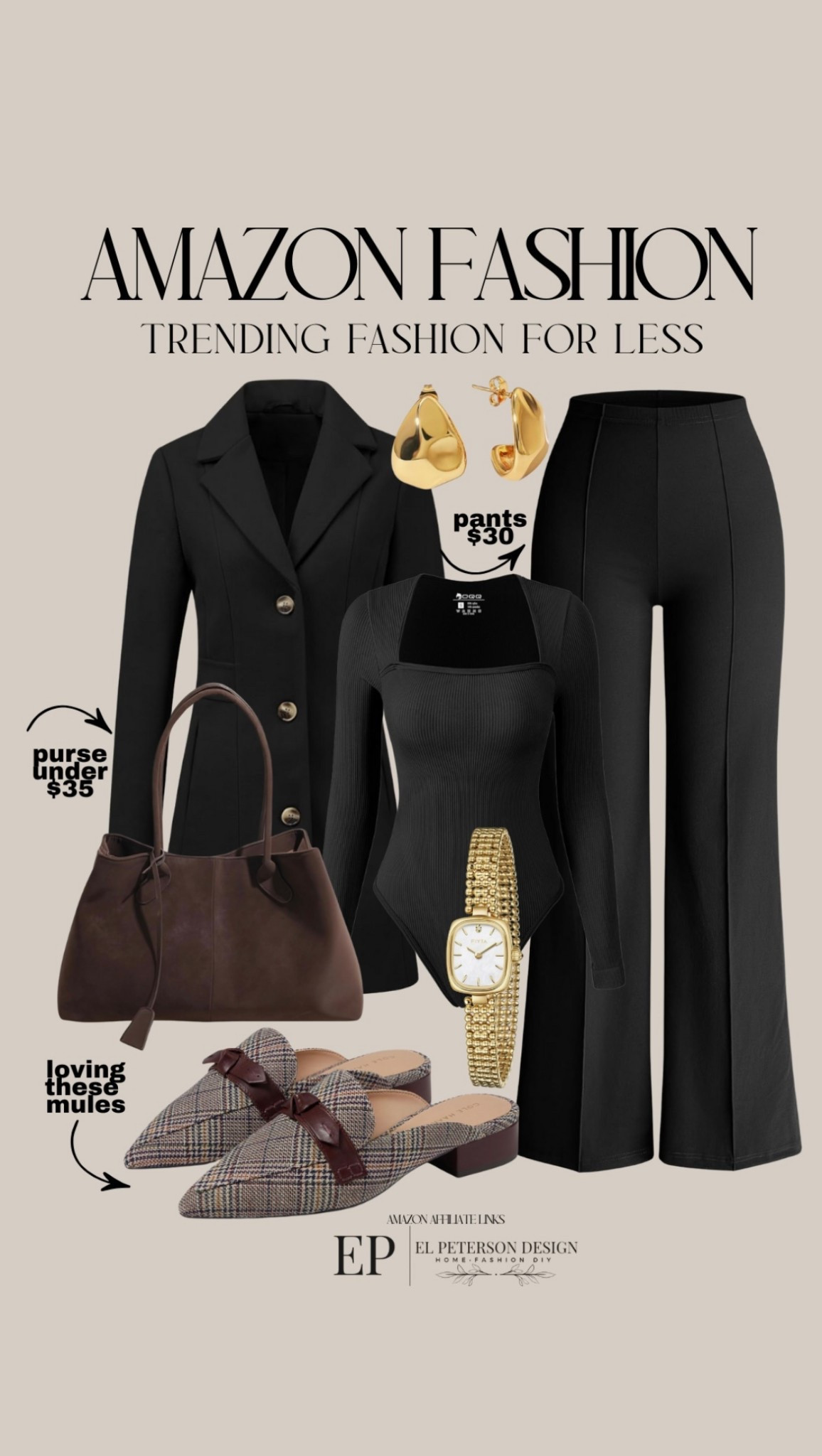 Amazon Fashion
Jacket
Pants
Earrings
Bodysuit
Watch
Mules
Purse


#LTKStyleTip #LTKFindsUnder50 #LTKFindsUnder100