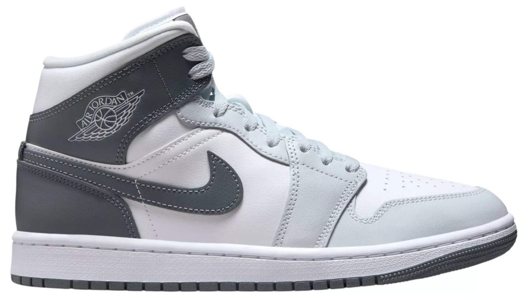Air Jordan 1 Mid Women's Shoes, M6/W7.5, Dk Smoke Grey/Grey/Silver | Going Going Gone
