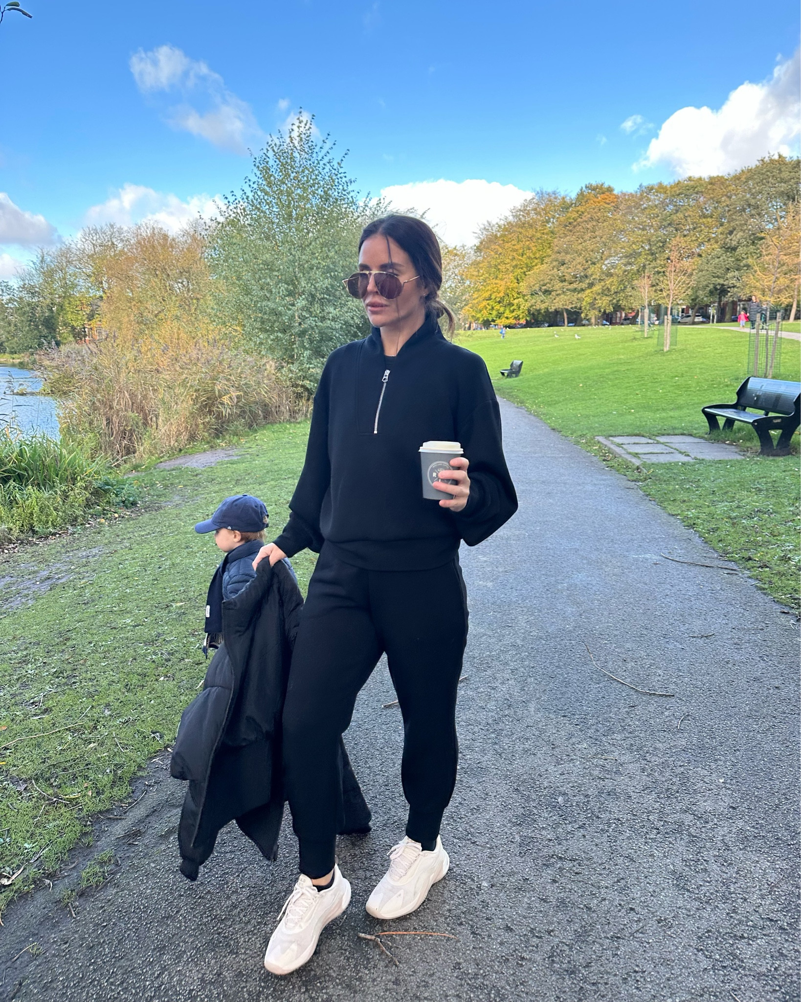 The Varley Tracksuit I’ve been going on about for weeks…. Quality is like no other. Perfect for this weather when you want to be chill but still look put together 👌🏼
Wearing the black in a size S & 25” leg  🖤

#LTKeurope #LTKautumn #LTKuk