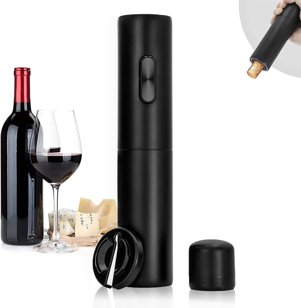 Electric Wine Opener Battery Operated Automatic Wine Bottle Opener with Wine Stopper & Foil Cutte... | Amazon (US)