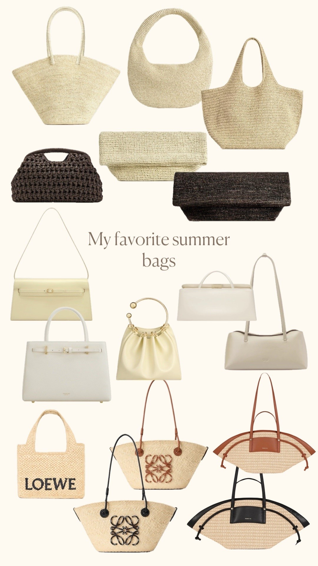 Shop my favorite summer bags 🤍🍨🍦

#LTKsummer #LTKeurope #LTKbag