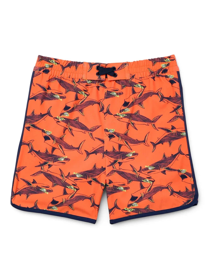 Wonder Nation Baby and Toddler Boys Swim Trunks, Size 12M-5T - Walmart.com | Walmart (US)