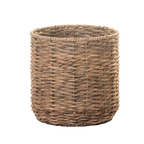 Twist Weave Water Hyacinth Wicker Basket | Wayfair North America