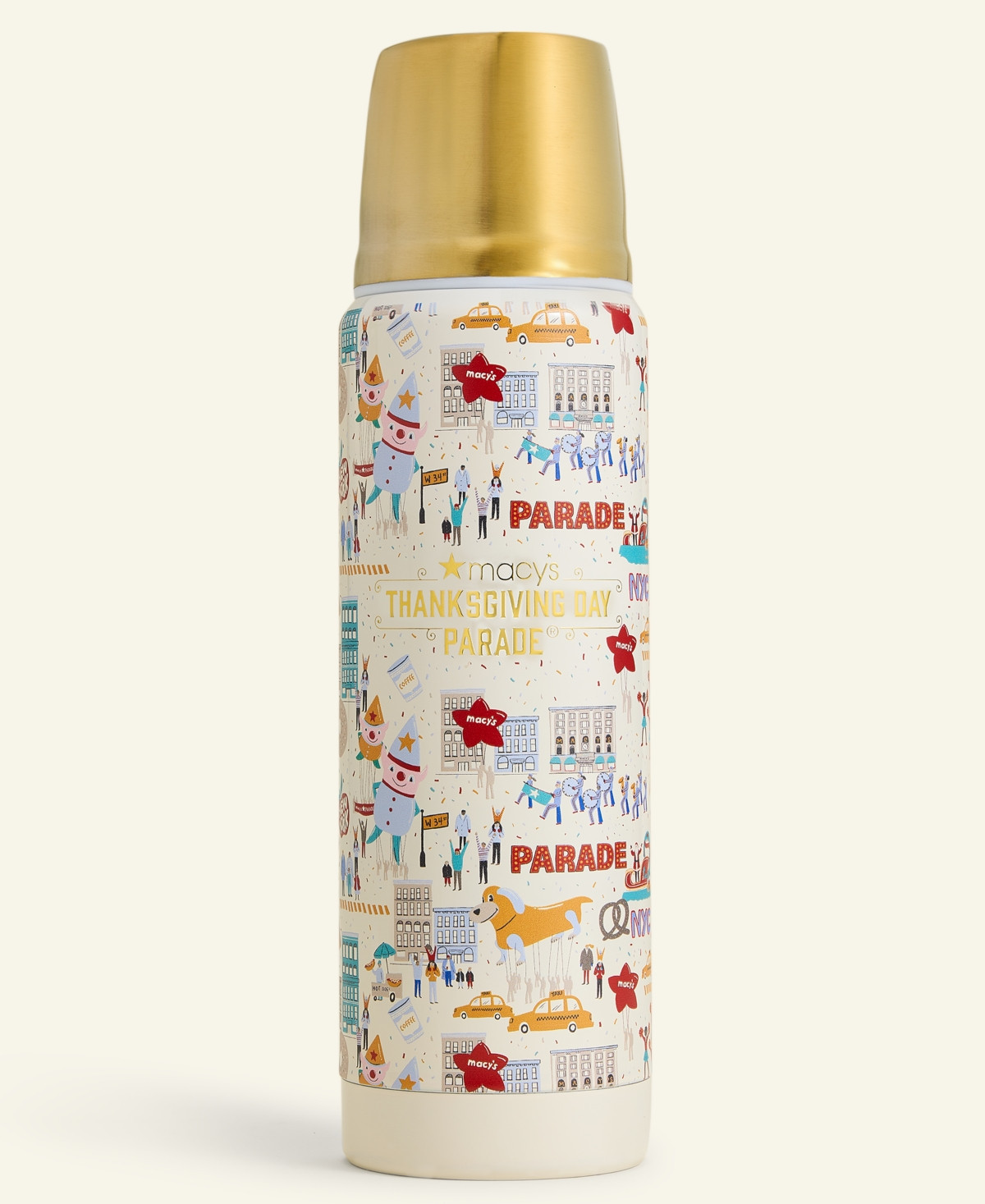 Macy's Thanksgiving Day Parade 2025 Nyc Scenic Thermos, Macy's Exclusive - Natural | Macy's