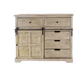 Farmhouse 5 Drawer Cabinet Brown - Olivia & May | Target
