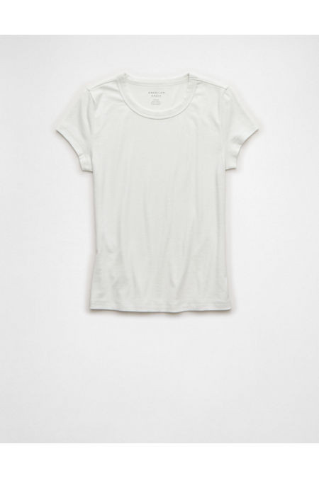 AE Hey Baby Tee Women's White L | American Eagle Outfitters (US & CA)