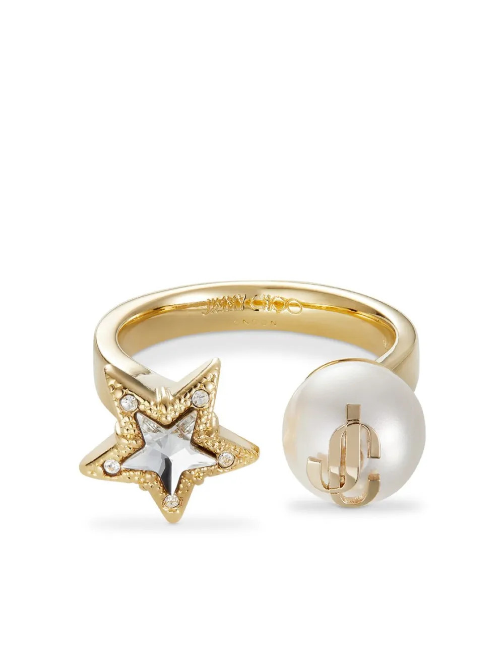 debossed-logo adjustable ring | Farfetch Global
