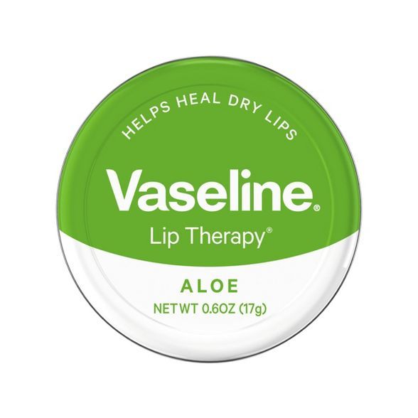 Vaseline Lip Therapy Aloe Vera Lip Balm Tin - 0.6oz | Target
