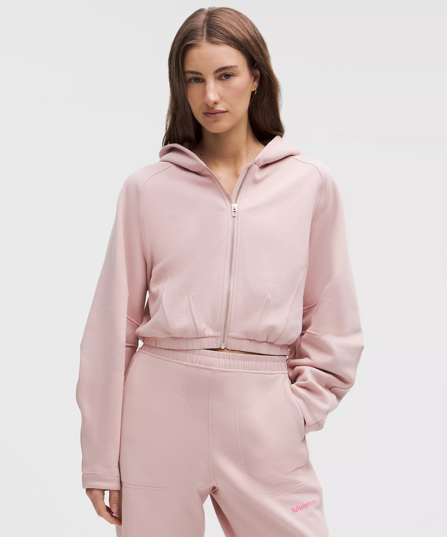 Loungeful Relaxed-Fit Full-Zip Cropped Hoodie | Lululemon (US)