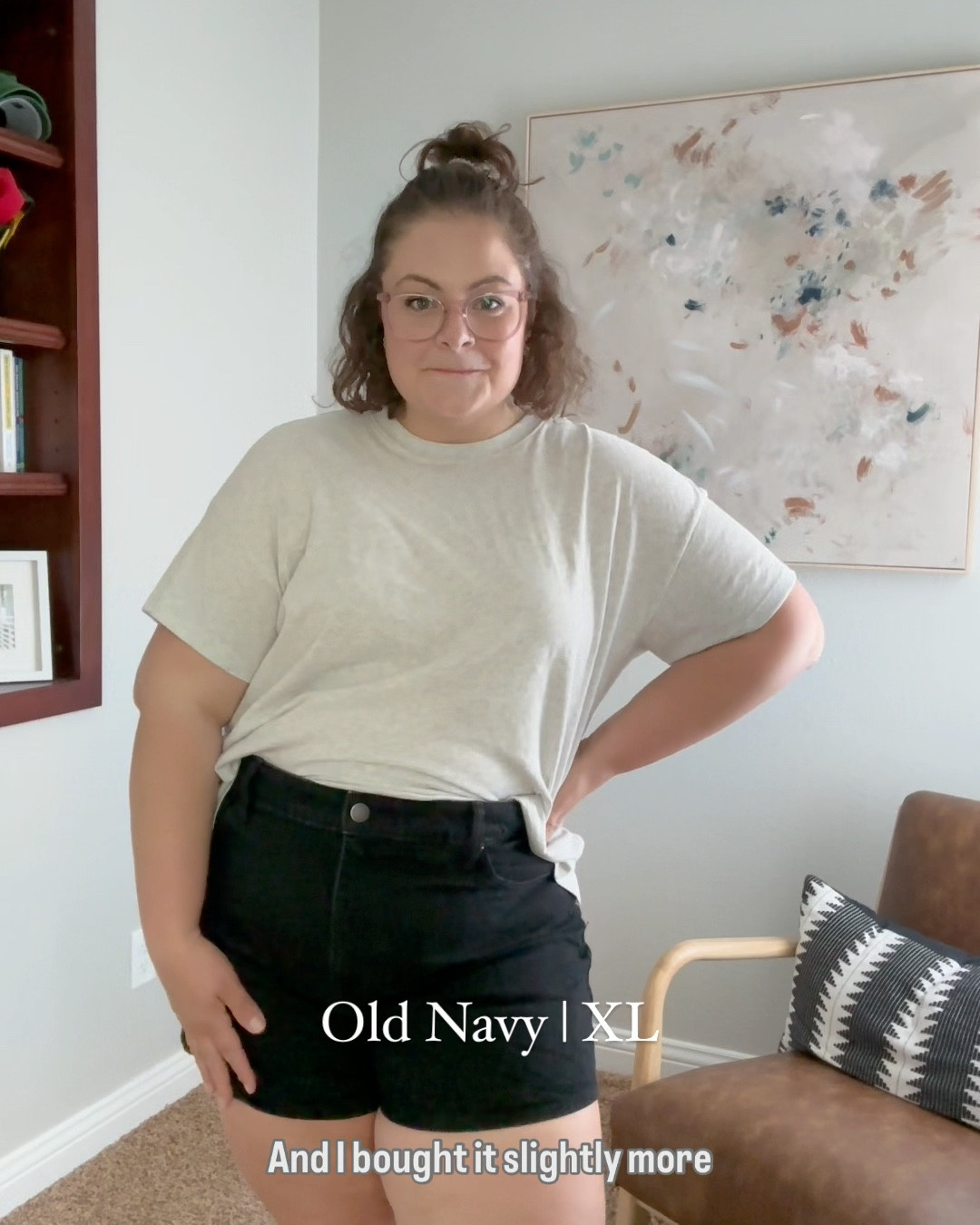 Same shirt but, a little different! 

Old Navy - XL for $17
Abercrombie - XXL for $25

I could wear an XL or XXL in either of these shirts. 

My size: xl/xxl/1x | 16/18 | 5’6” | 40c 

#LTKFindsUnder50 #LTKVideo #LTKMidsize